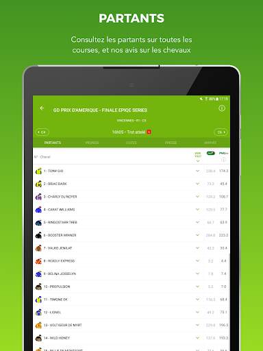 Turf résultats des courses screenshot 8