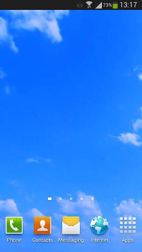 Blue Sky Live Wallpaper HD 3 screenshot 2