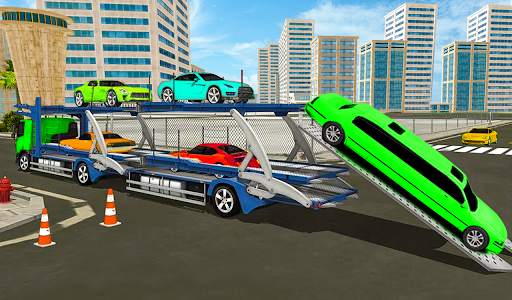 Car Parking Trailer Car Transport screenshot 2