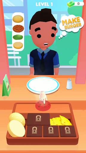Burger Shop 2021 - Make a Burger Cooking Simulator screenshot 1