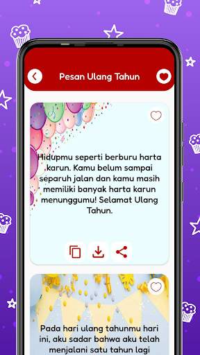 Kartu & Pesan Ulang Tahun screenshot 6