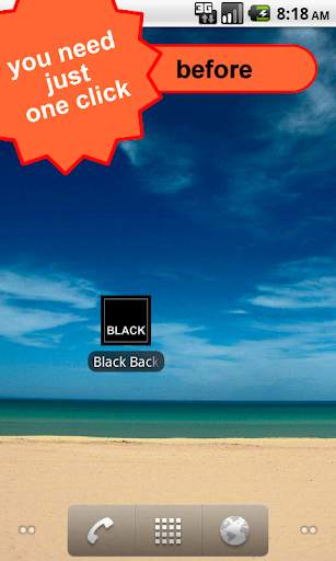 Black Background screenshot 1