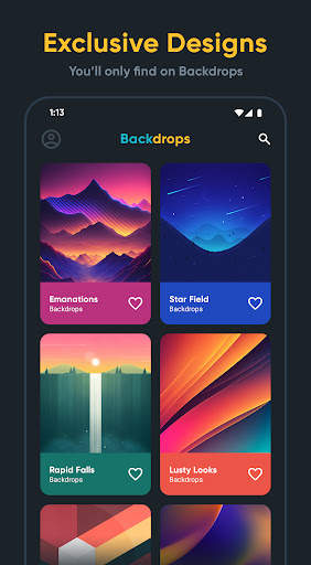 Backdrops - Wallpapers screenshot 2