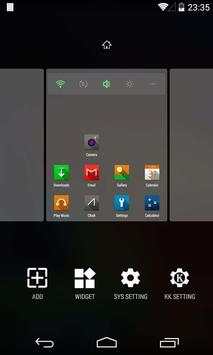 KK Launcher SquareShadow Theme screenshot 3