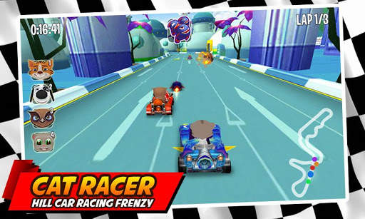 Cat Racing Fever 🏁 City Racing 3D Frenzy screenshot 5
