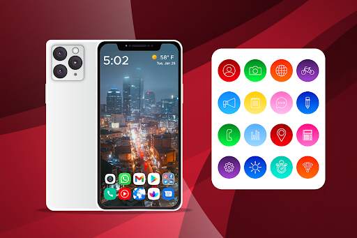 iPhone 14 Pro Max Launcher screenshot 1