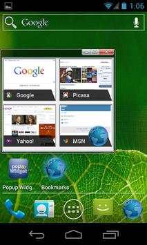 W-7 skin for Popup Widget 1 تصوير الشاشة