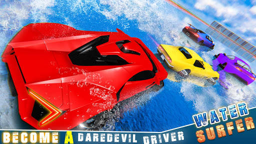 Water Car Racing Stunts 2020 screenshot 3