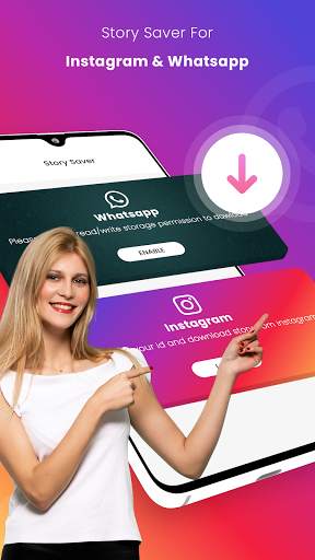 Story Saver and Video Downloader for Insta and WA screenshot 1