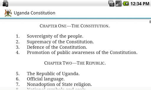Uganda Constitution screenshot 5