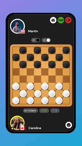 Jeu de dames en ligne screenshot 1