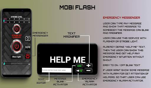 Mobiflash- brightest emergency flashlight screenshot 8