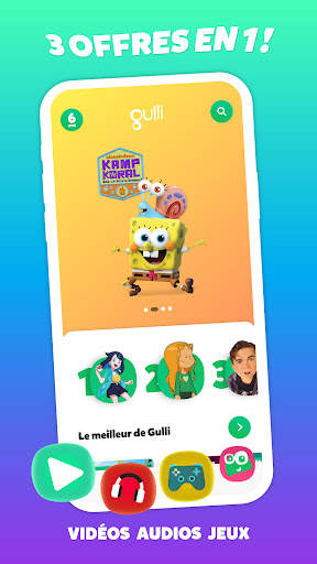 Gulli, Vidéos, Audios et Jeux screenshot 1