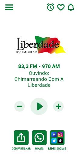 Rádio Liberdade - 83,3 FM, 970 AM screenshot 1