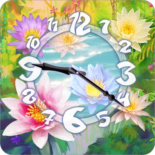 Sacred Flower Clock Widget 1.1.9
