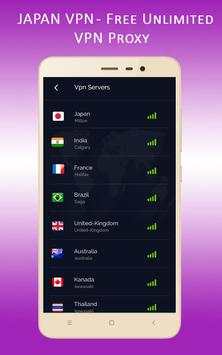 Japan VPN - Free Unlimited VPN Proxy screenshot 4