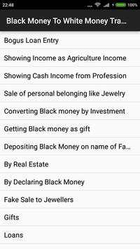 Black Money To White Money स्क्रीनशॉट 1