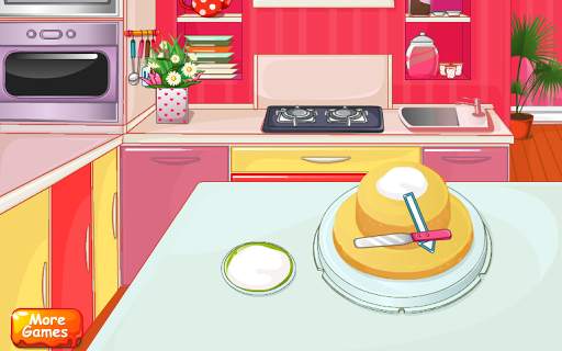 Kuchen-Spiele Mädchen Kochen screenshot 5