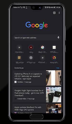 [Dark Mode] Cute Kraken theme for EMUI 5/8 screenshot 7
