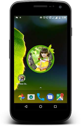 My Photo Clock Live Wallpaper screenshot 1