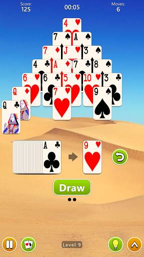 Pyramid Solitaire 4 in 1 Card Game screenshot 4