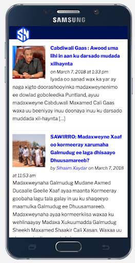 Somali News screenshot 2