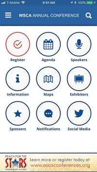 WSCA Conferences screenshot 1