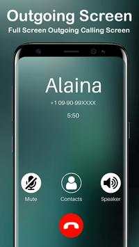 Caller screen dialer-Slide to answer,icaller OS9 screenshot 2