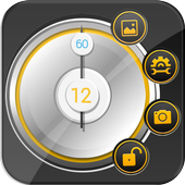 Needle Clock Lock Theme icon