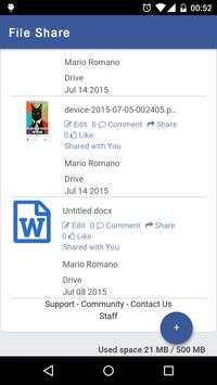 File Share for Facebook screenshot 3