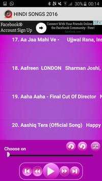 top 100 hindi songs 2016 MP3 screenshot 4