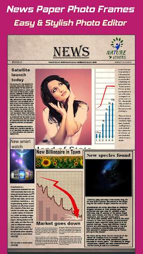 News Paper Photo Frame screenshot 3