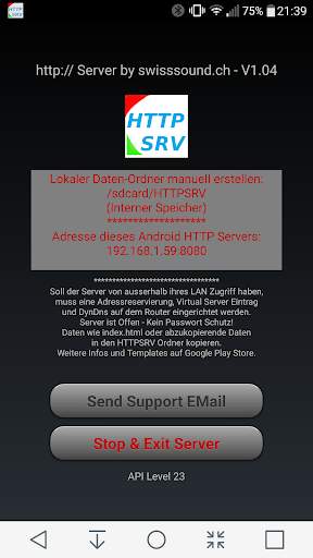 http Server Free 4" - 10" screenshot 1