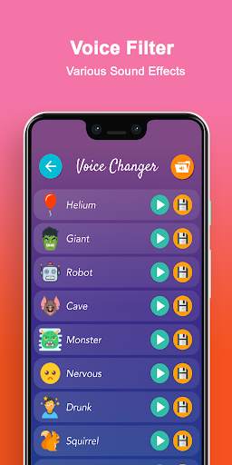 Voice Changer Funny, Effects & Recorder screenshot 4