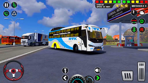 Euro Coach Bus Driving Game screenshot 1