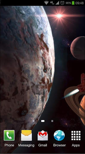 Planetscape 3D Free LWP screenshot 3