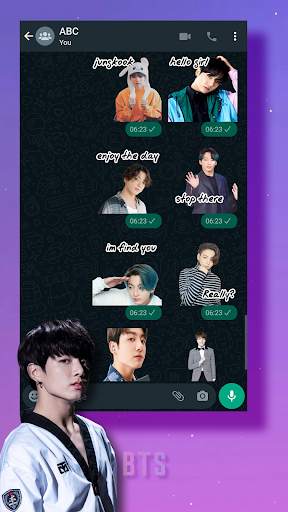 Jungkook BTS Stickers for WA screenshot 7