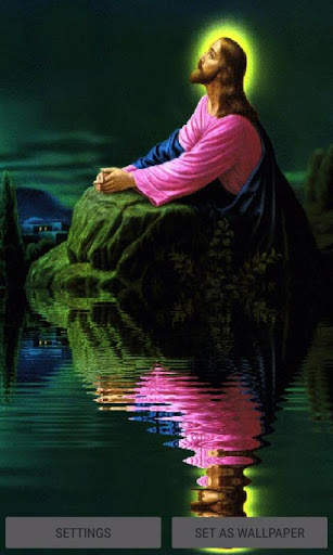 Jesus Shadow Live Wallpaper screenshot 1