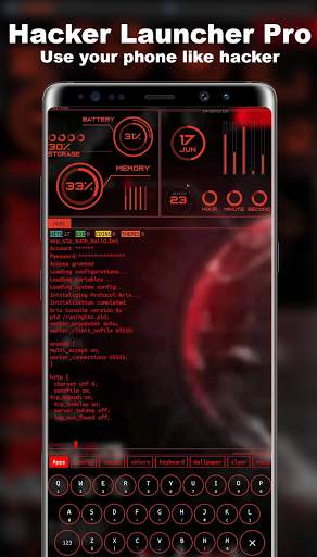 Hacker Launcher Pro - Aris Themes screenshot 1