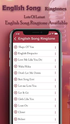 English Song Ringtone screenshot 2