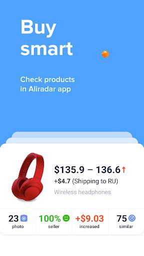 AliRadar shopping assistant screenshot 1