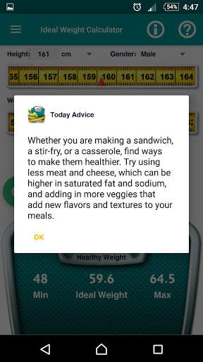 Ideal Weight Calculator screenshot 8