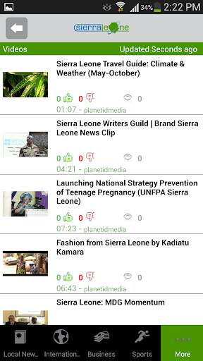 Sierra Leone News | Africa screenshot 5
