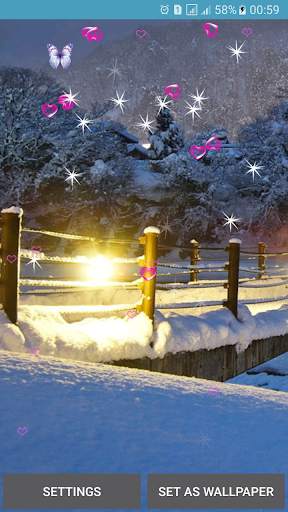 Winter Snow Live Wallpaper screenshot 4