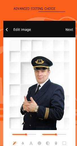 Navy Photo Suit Editor screenshot 4