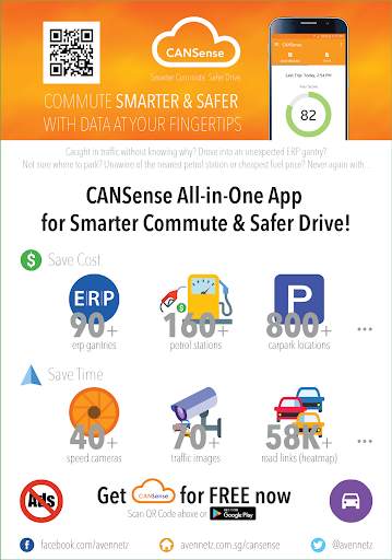 Driving Companion: SG-Traffic-ERP-Fuel-Carpark-Bus screenshot 1