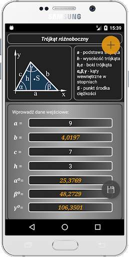 Geometryx Geometria Kalkulator screenshot 4