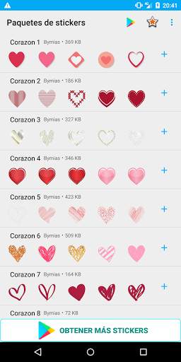 Heart sticker for Telegram WhatsApp Signal screenshot 1