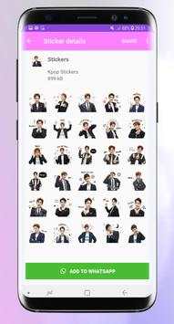 Stickers for whatsapp kpop - WAStickerApps Pro screenshot 7