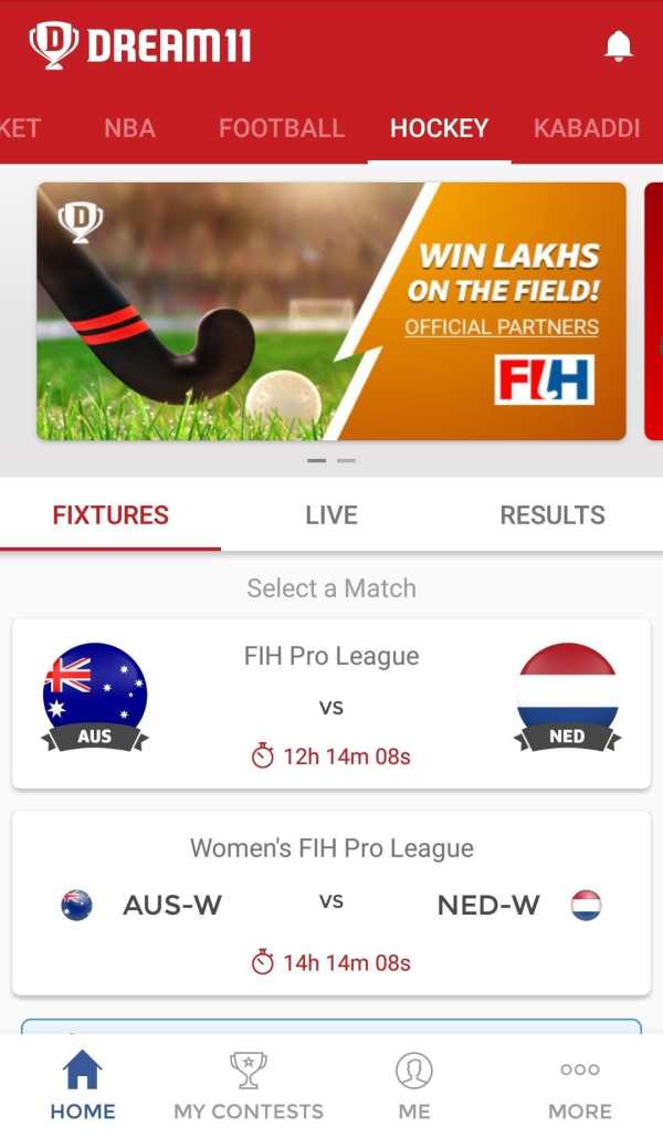 Dream11 screenshot 2